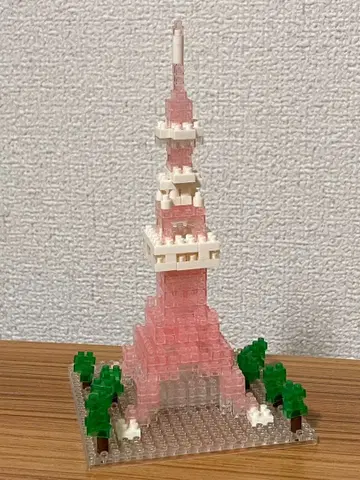 나노블록 도쿄 타워 크리스탈 핑크 NBH-019 Limited