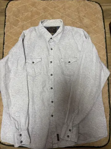 Wrangler Retro 페이즐리 무늬 긴팔 셔츠 XXL