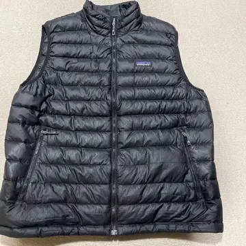 patagonia 블랙 다운 베스트