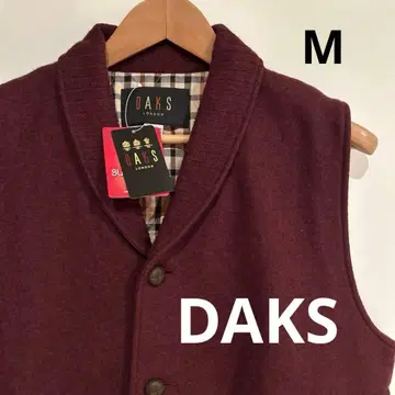 [택 포함 미사용] 남성용 DAKS 닥스 베스트 룸웨어 M 따뜻함