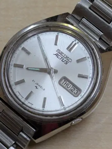 SEIKO 세이코 아크릴 스탠드 자동 와인딩 7019-8010 손목시계
