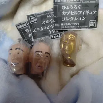 미사용 익명 배송 효로쿠 캡슐 피규어 컬렉션 3종 불안 니코니코