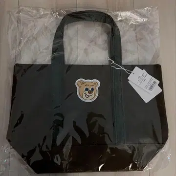 미사용 새상품 올드 테디 라브러리 와펜 토트백 카키