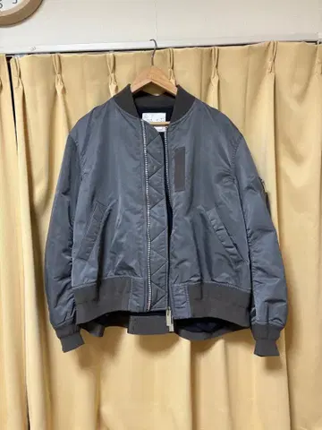 새상품급 sacai ma-1 나일론 블루종 자켓 Nylon Twil