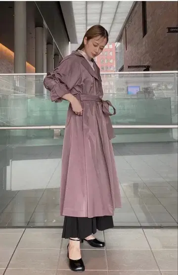 [ 새상품급 ] SNIDEL 스나이델 트렌치코트 MOC 모카 컬러