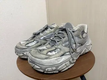 ZARA 청키 밑창 스니커즈 그레이