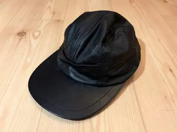 90 - 00s 가죽 제트캡 블랙 소가죽 카우 가죽