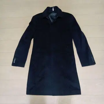 컴시즘 스텐카라 코트 고급 캐시미어 100% 블랙 컬러