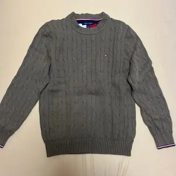 타미힐피거 케이블 니트 스웨터 L