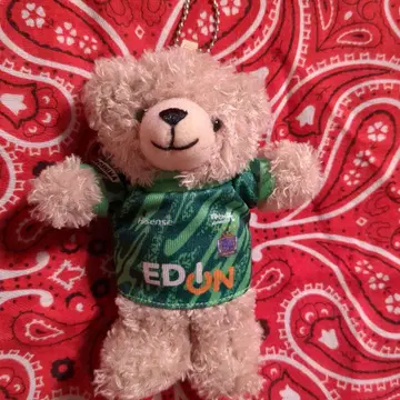 EDUN 곰 키링 그린 컬러 저지