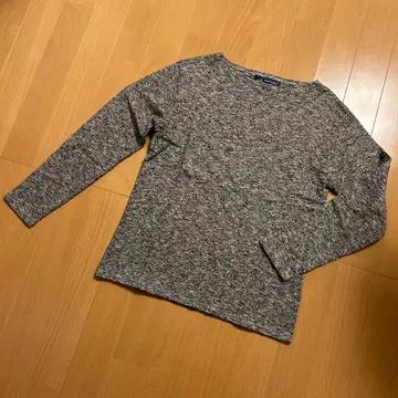 SAINT JAMES 웨쌍 XXS 멜란지 그레이 보트넥 블랙 화이트 롱T