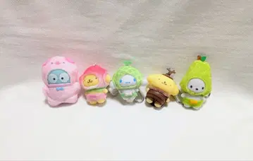 산리오 치비토모 키링 동물 과일 묶음 판매