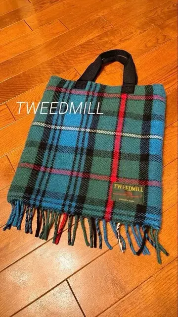 TWEEDMILL 트위드밀 담요 토트백