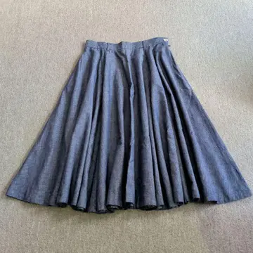 45R 45rpm 기마하케 무늬 던거리 스커트 3