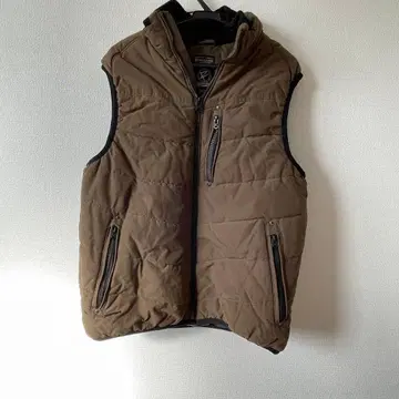 EVERNIVER 방한 베스트 5L 브라운 워크 의류 방한 충전솜