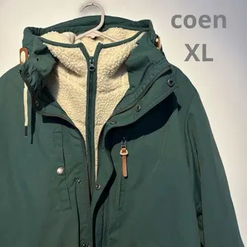 coen 3way 마운틴 후드티 남성용 XL 그린