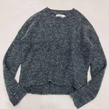 Spick&Span NOBLE 알파카 니트 스웨터 그레이