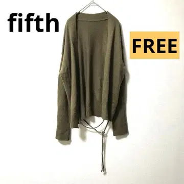 fifth 브라운 돌먼 니트 가디건 F 사이즈