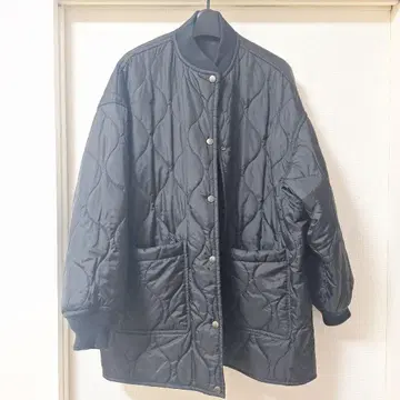 Spick&Span 리버서블 퀼팅 빅 블루종