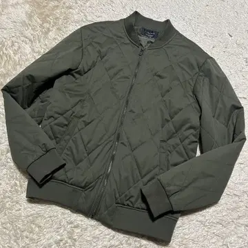 새상품급 ZARA 퀼팅 블루종 MA-1 카키 XL 사이즈 남성용
