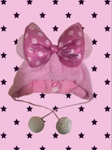 미니 핑크 팬캡