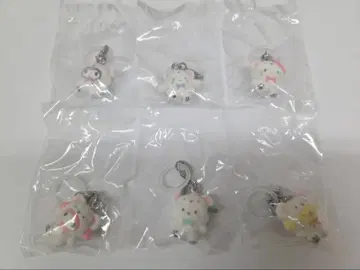 산리오 캐릭터즈 메지루시 액세서리 후와후와 스노우 전 6종 컴플리트