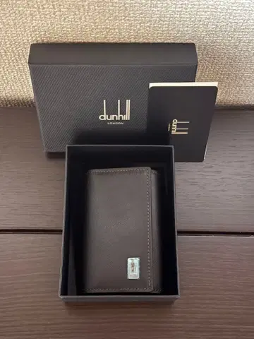 미사용 새상품 dunhill 가죽 키케이스 브라운 블랙