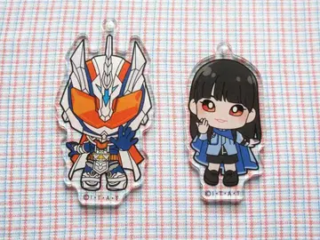 [ 익명 배송 ] 가면라이더 갓챠드 아크릴 키링 린네 세트