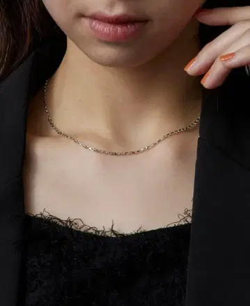 PHILIPPE AUDIBERT 미사용 실버 체인 목걸이