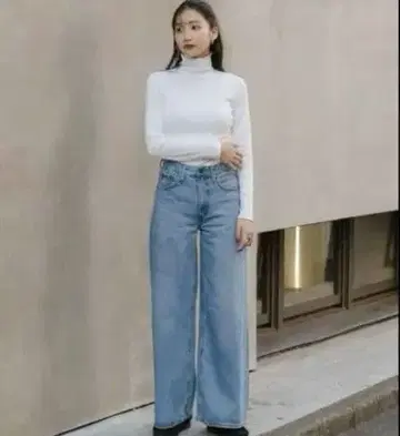 리바이스 levis/XL FLOOD 와이드 레그 데님/27 사이즈