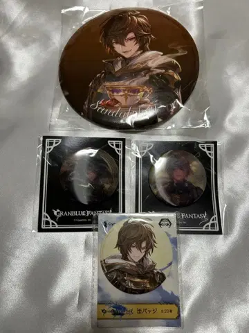 그랑블루 판타지 캔뱃지 샌달폰 루시펠 체인지 캔