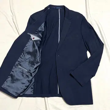 다케오 키쿠치 테일러드 자켓 네이비 세탁 가능 메쉬 새상품급 XL