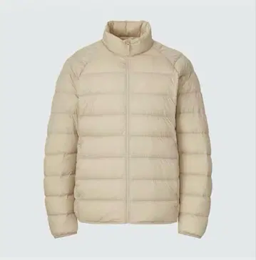 새상품급 유니클로 울트라 라이트 다운 자켓 (3D 컷) 내추럴 L