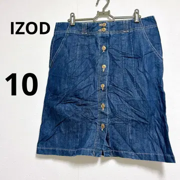 [ 10 ] IZOD 데님 타이트 스커트 사이즈 10 여성용