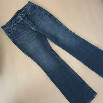 [빅 사이즈] SASSON 부츠컷 데님 블랙