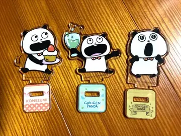 고키겡판다 스튜디오 UG 아크릴 스탠드 3개 세트 로손 hmv