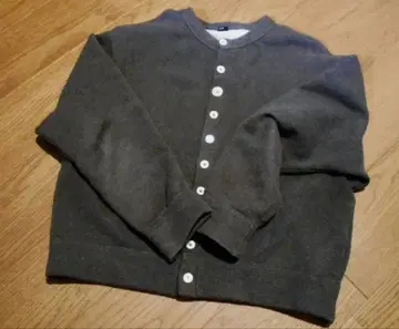 정가 42,000원 45R45RPM 울 코튼 속기모 크루넥 가디건 3