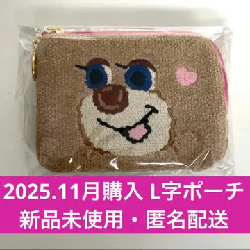 [ 새상품 ] 페이러 도업 테디걸 L자 파우치 FEILER 러브러리