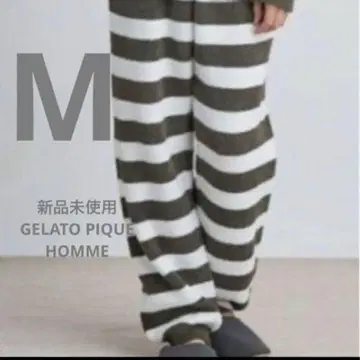 GELATO PIQUE 에어모코 코튼 플레이팅 롱 팬츠