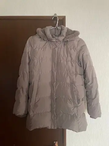 GLOBAL WORK 우츠쿠 실루엣 발수 다운 코트 다운 자켓