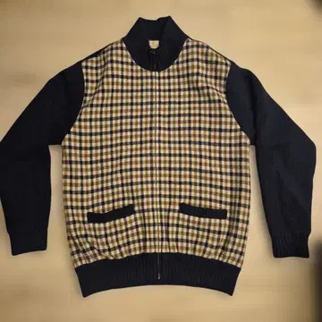 aquascutum 체크 무늬