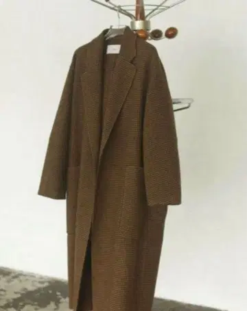 TODAYFUL 체크 무늬 롱 코트