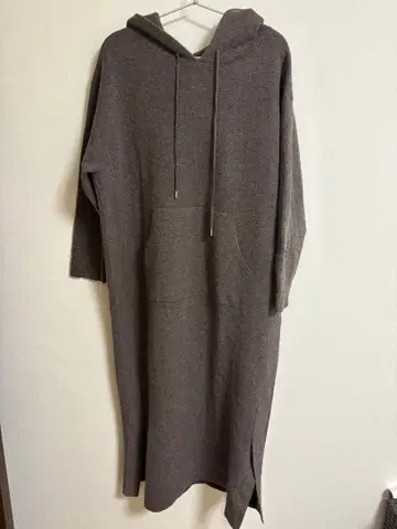 더블 페이스 후디 원피스