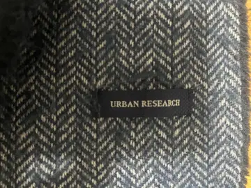 URBAN RESEARCH 헤링본 머플러 네이비