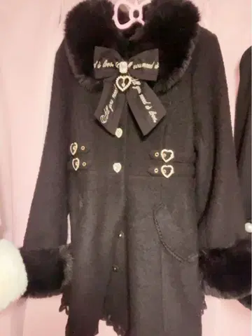 LIZLISA 비쥬 리본 미니 A라인 코트