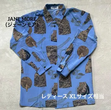 JANE MORE (제인모어) 올 패턴 긴팔 버튼 셔츠 화려한 셔츠