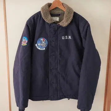 WAIPER 와이퍼 N-1 덱 자켓 42 네이비