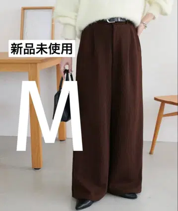 미사용 새상품 디스코트 깔끔한 맨투맨 라이크 팬츠 브라운 M