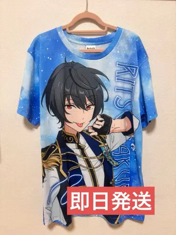 앙스타 사쿠마 리츠 풀 그래픽 T셔츠