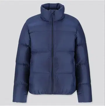 새상품급 유니클로 울트라 라이트 다운 볼륨 자켓 블루 XL